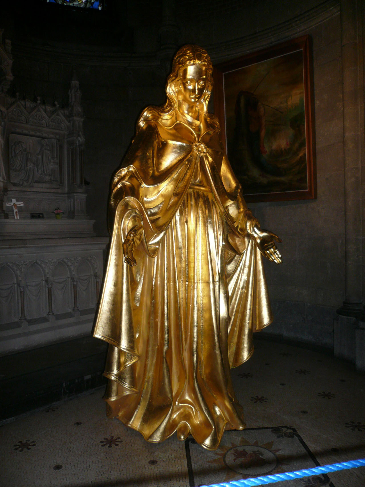 Chapelle N.D. de Bonsecours_Statue de la Vierge.2 janvier 2013.jpg